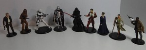 lot 359 image: STAR WARS Disney Store  PVC FIGURE LOT Cake Toppers