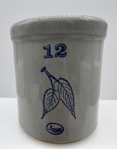 lot 493 image: Western Stoneware SOUVENIR OF RED WING July 1984 - Miniature Crock