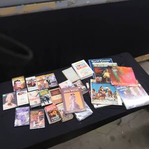 LARGE VARIETY OF BOOKS AND RECORD ALBUMS