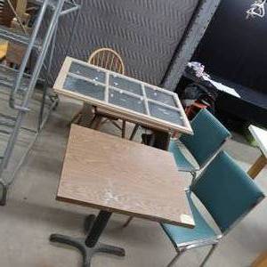 2 TABLES, 3 CHAIRS, AND A WINDOW