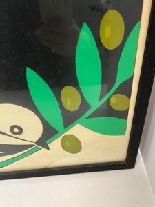 lot 33 image: Framed  Dove of Peace  Poster by Robert HEITMANN