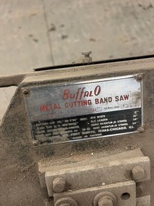 Buffalo Brand Metal Cutting Band Saw