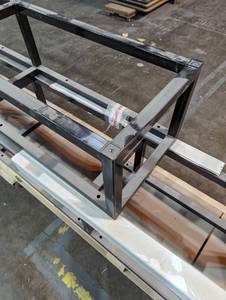 Industrial Metal Frames Benches or Floating Cabinets -  1.5 Tube Steel - 14 x 17.5 x 103.5 & 14 x 17.5 x 153.5