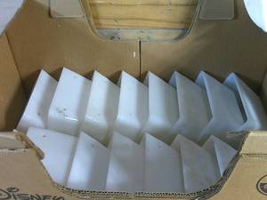 Lot of 17 HD-Max Heavy Duty Elevator Buckets-2 Hole 4 x 5