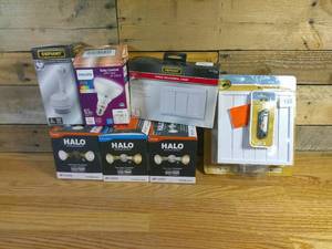 Set of 7 Home Electrical Devices-Chimes-Spot Lights-Extension Arms