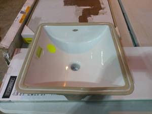 15.75 x 15.75 x 6 Rectangular American Standard Undermounted Sink