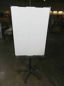 360°Ultra DryWet Erase Adjustable Easel, 41, Black Aluminum
