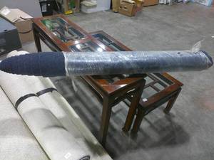 Approx. 4 ft x 6 ft Blue Outdoor Area Rug