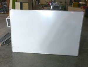 Double Sided 73 x 47 Dry Erase White Board-Some Damage on One Side