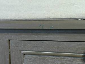 J Hunt 2 Drawer Shutter Bench  Damage, see photos