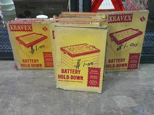 Set of 11 Kravex Battery Hold-Downs