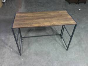Oak Finish Flipshelf Workstation-39.25L x 29H x 19.5D-Some Scratches