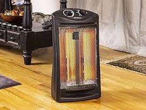lot 12 image: Comfort Zone 1500-Watt Electric Quartz Infrared Radiant Tower Heater