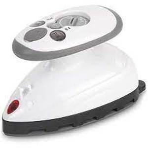 lot 17 image: Ivation No-Drip Mini Steam Iron, Small Travel Steamer for Clothes