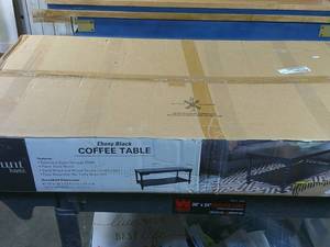 lot 19 image: J.Hunt Home Ebony Black Coffee Table FR11262