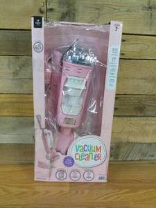 lot 38 image: Members Mark Kids Battery Operated Toy Vacuum Cleaner w Handheld Vaccum, Pink