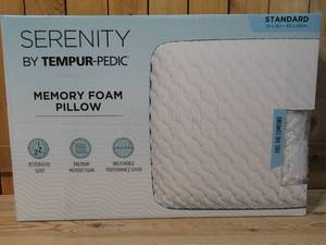 lot 11 image: Serenity by Tempur-Pedic Memory Foam Bed Pillow-Standard