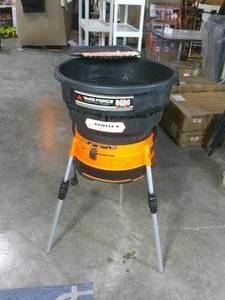 lot 97 image: Yard Force 22 Corded Electric Leaf Shredder With Accessory Kit-Assembled-Shredder and Scoop Only
