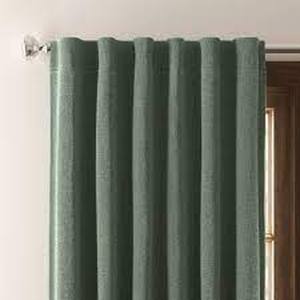 lot 133 image: 1pc Blackout Aruba Window Curtain Panel - Threshold-Fern Green
