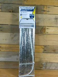 lot 164 image: Custom Accessories 40953 Sun Shade 63 L X 28.5 W Silver Foldable Silver