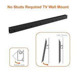 lot 165 image: Commercial Electric IndoorOutdoor No Stud Required Fixed TV Wall Mount for 32 in. to 80 in. TVs
