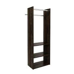 lot 292 image: Closet Evolution Hanging Starter 25 in. W Espresso Wood Closet Tower System