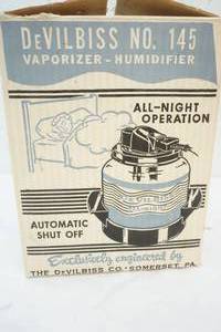 lot 12 image: Vintage DeVilbiss vaporizerHumidifier