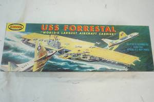 lot 38 image: Vintage USS Forrestal model