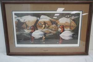 lot 274 image: Neal Anderson Print The ChallengeSigned and No.