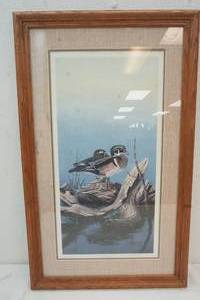 lot 277 image: Derk Print of Ducks