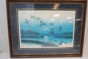 lot 278 image: Terry Raedeke Hunters Moon Signed and No.