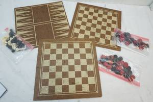 lot 126 image: Chess and Checker Boards