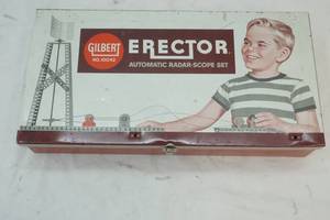 lot 125 image: Vintage Gilbert Erector Engineer Set