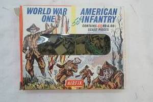 lot 160 image: Vintage Airfix World War One American Infantry