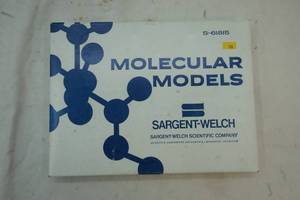 lot 151 image: Vintage Molecular Models made by Sargent-Welch