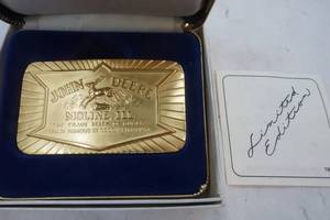 lot 340 image: John Deere Belt Buckle