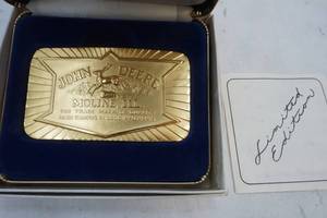 lot 341 image: John Deere Belt Buckle