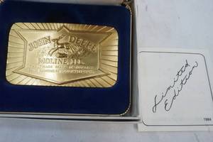 lot 342 image: John Deere Belt Buckle