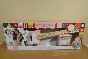 lot 2 image: FAO Schwarz Stage Stars Electric Guitar and Amp
