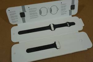 lot 27 image: Apple 41mm ML & SM Nike Sport Band for Apple Watch