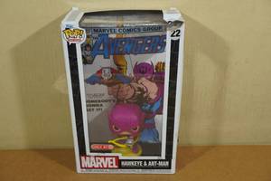 lot 28 image: Funko Pop Marvel Hawkeye & Ant-Man