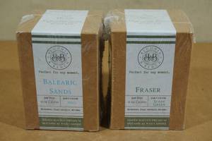 lot 82 image: Begonia and Bench Candles -Belearic Sands & Fraser