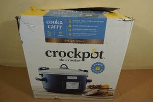 lot 151 image: Cook & Carry 7QT Crockpot Slow Cooker