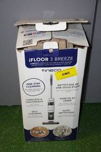 lot 157 image: Tineco iFloor 3 Breeze Compact Cordless Vacuum and Floor Washer