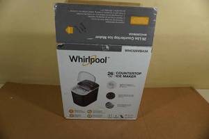 lot 163 image: Whirlpool 26lb Countertop Ice Maker