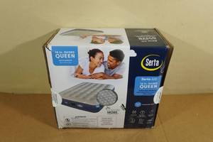 lot 165 image: Serta 16 Raised Queen Inflatable Mattress