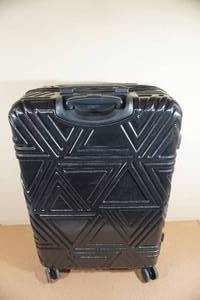 lot 169 image: Badgley Mischka Patterned Spinner Suitcase -Black