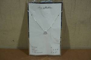 lot 212 image: A New Day Sterling Silver Cubic Zirconia 16 Necklace
