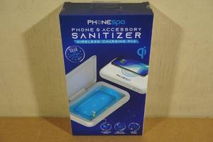 lot 236 image: Phonespa Phone & Accessories Sanitizer & Wireless Charging Pad