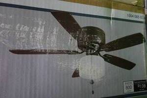 lot 317 image: 42 Bellina Ceiling Fan with LED Light -Oil Rubbed Bronze